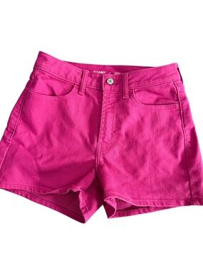 Old Navy High Rise WOW Women Pink Jean Shorts, Size 4.
